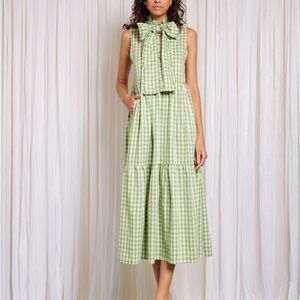 Sister Jane Stables Gingham Bow Dress, Medium +